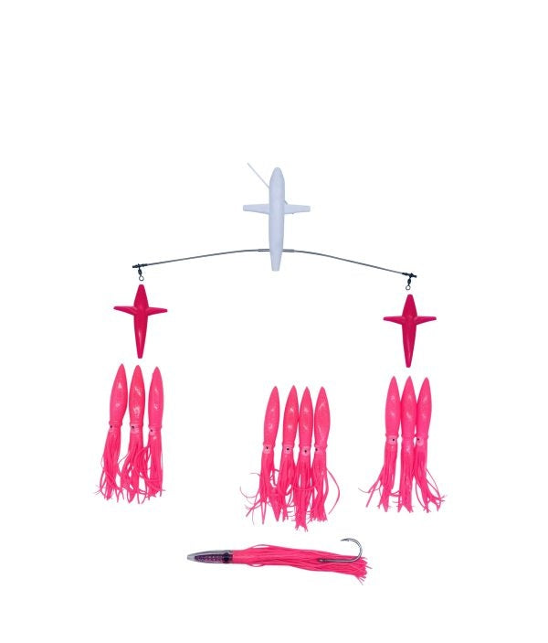 Chatter Lures 19" Side Tracker with 9" Floating Squids