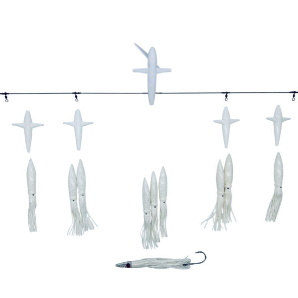 Chatter Lures 36" Side Tracker with 9" Floating Bulb Squid