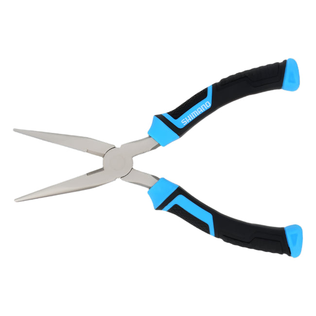 Shimano Brutas Silver Nickel 8in Needle Nose Pliers