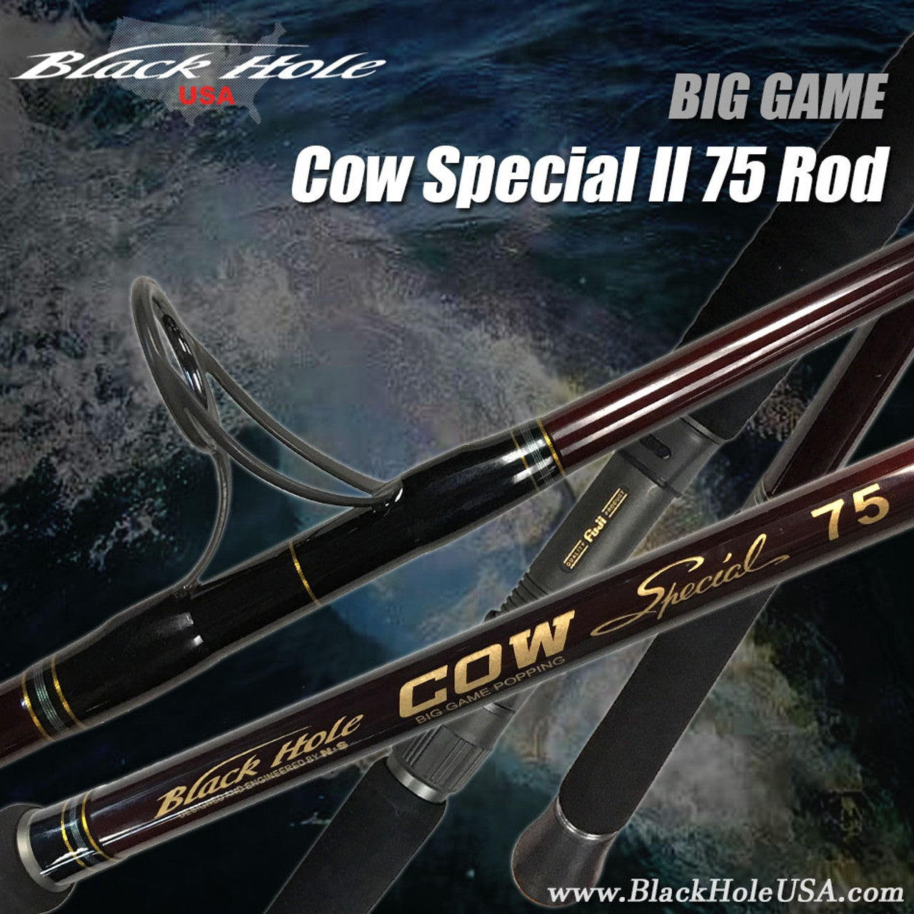 Black Hole Cow Special 75 Big Game Popping Rod