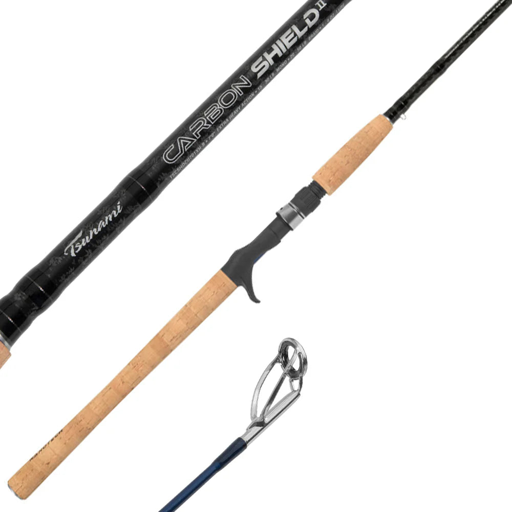 tsunami classic casting rods Tsunami TSCSHDCII701XH-B Carbon Shield II Casting Rod