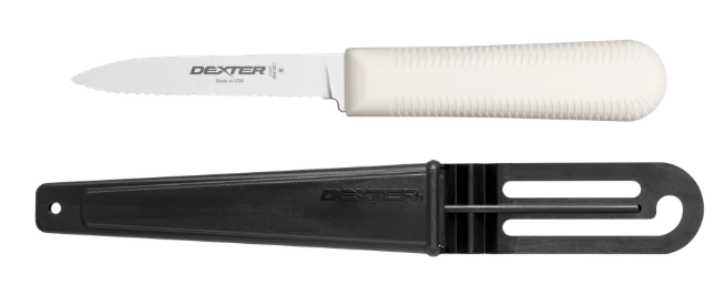 Dexter NTL24 SANI-SAFE® 3¼" Net, Twine, Line Knife with Sheath