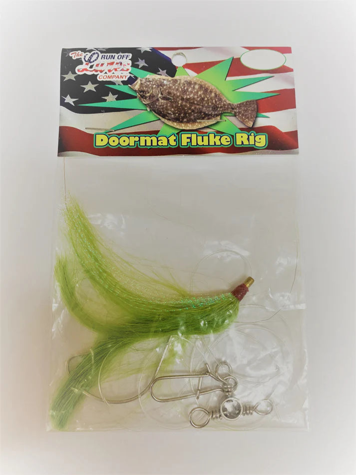 Run Off Lure Co. Doormat Fluke Rigs - 22 Varieties!