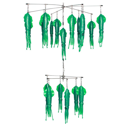 Fathom Double Tier Squid Dredge Vivid UV No Tangle