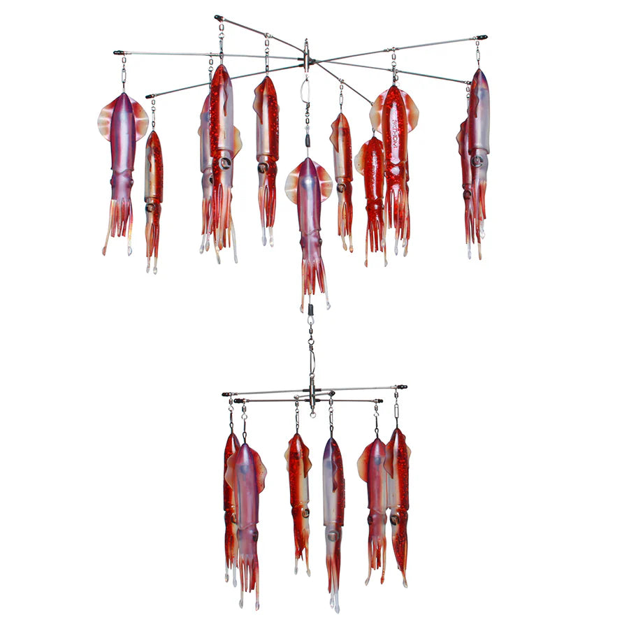 Fathom Double Tier Squid Dredge Vivid UV No Tangle
