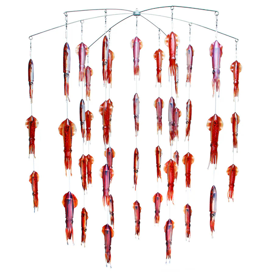 Fathom Dredge Vivid Squid 38" Single Tier Chandelier
