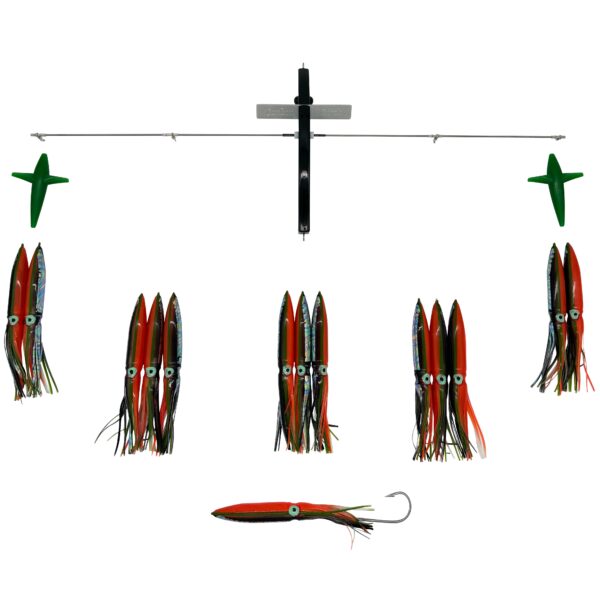 Carlson Offshore 36″ Ultimate Bird Bar w/ 9" Fuku Squid