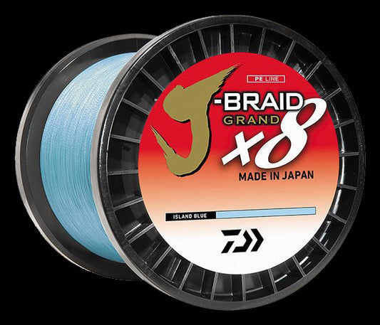 Daiwa J-Braid Grand 8X  Braided Fishing Line - Bulk Spool