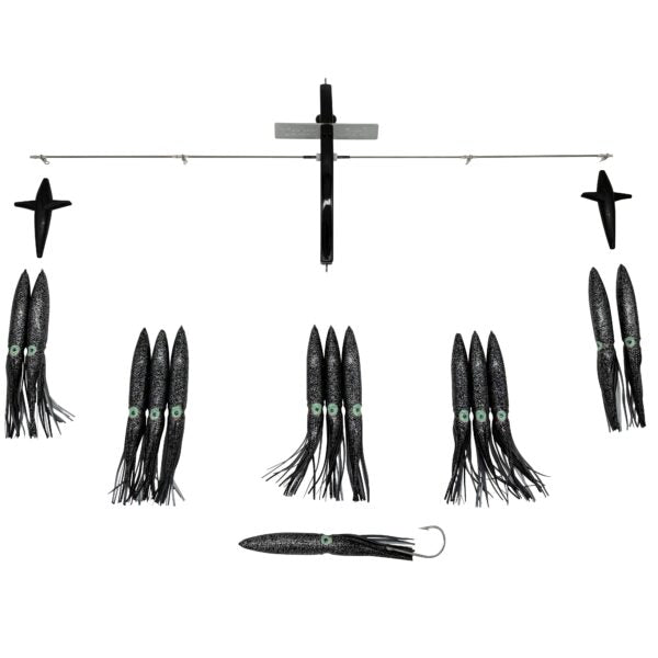 Carlson Offshore 36″ Ultimate Bird Bar w/ 9" Fuku Squid