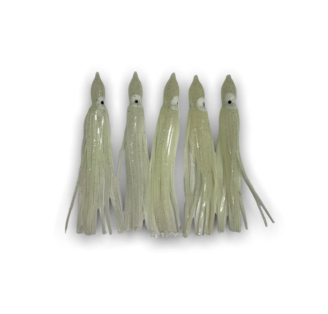 Run Off Lure Co. Pro Glow Squid Skirts