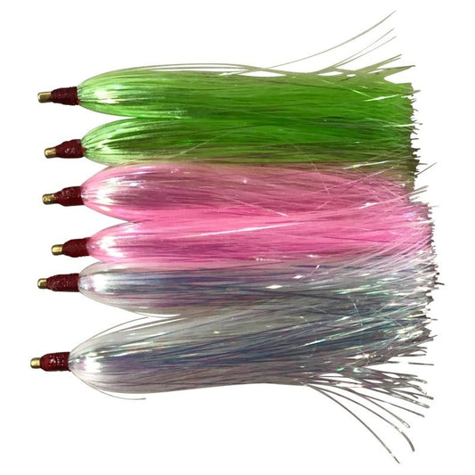 Run Off Lures Company Mylar Teasers 6pk