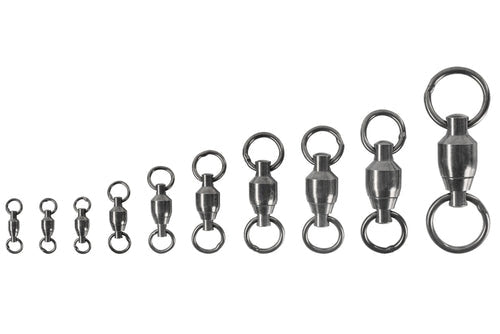 Ball Bearing Swivel w/ 2 Welded Rings Dura Slick