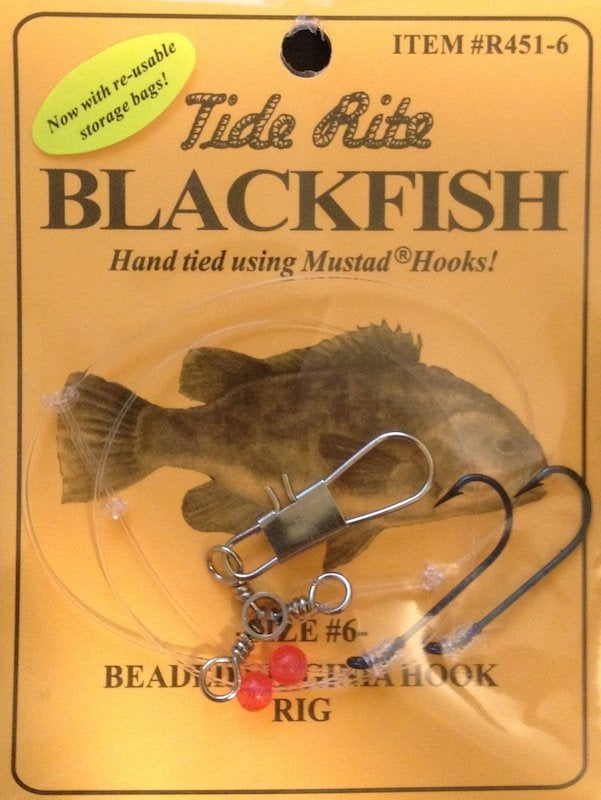 Tide Rite Blackfish Beaded Virginia Hook Rigs R451
