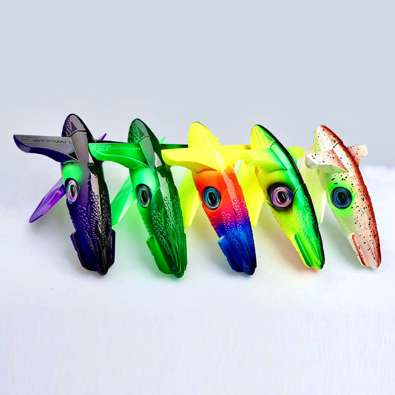 Chatter Lures 36" Wingman Side Tracker with 9" Shell Squid
