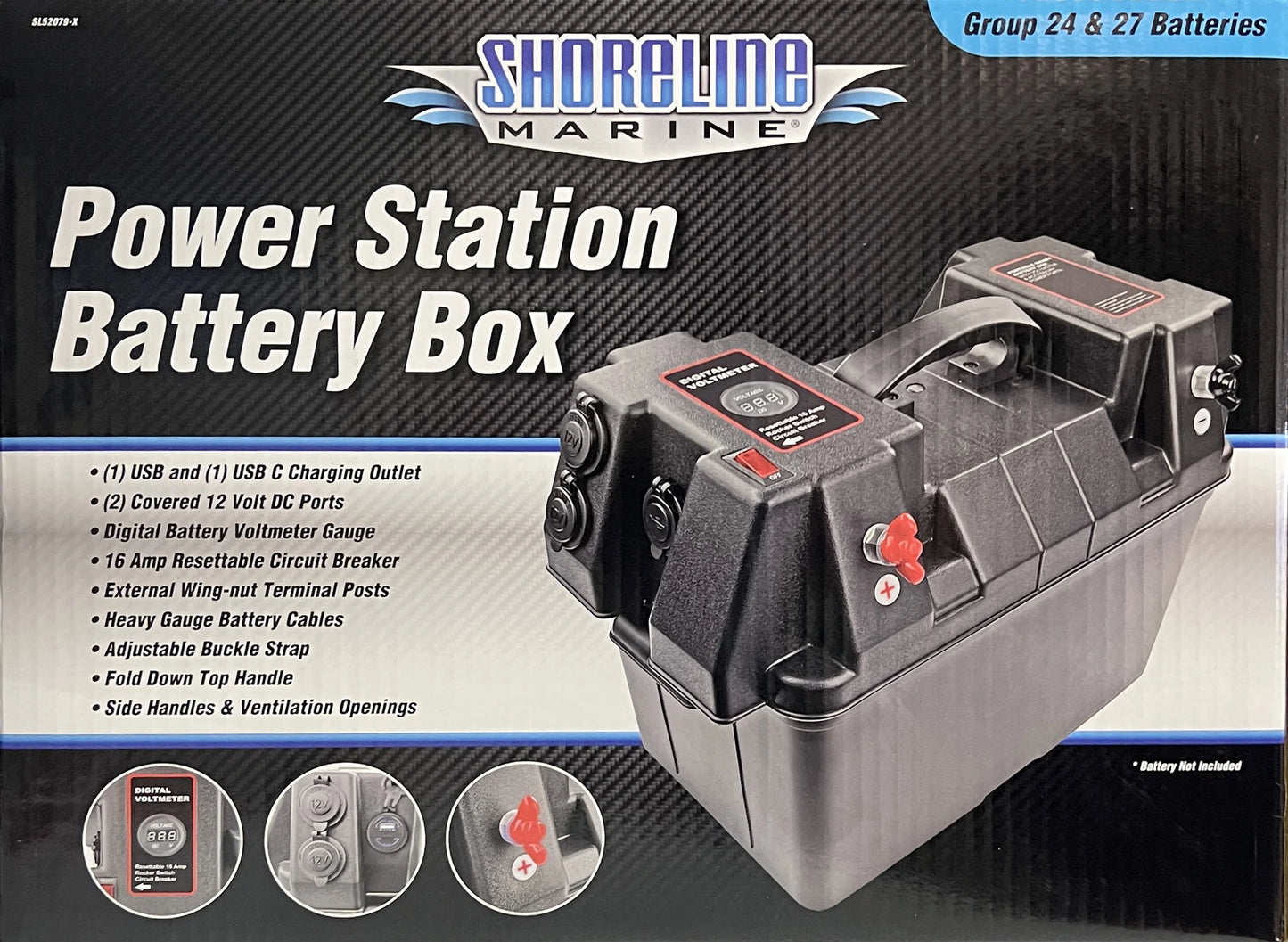 Shoreline Marine Power Station Battery Box