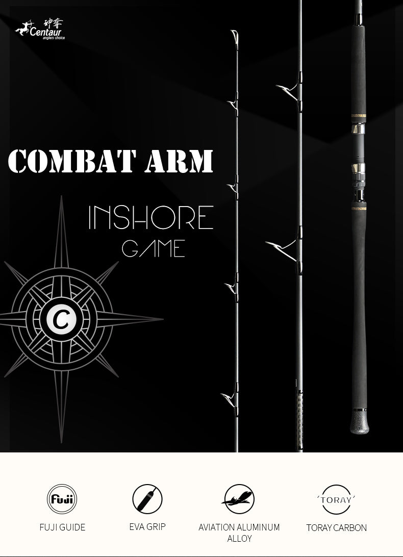 Centaur Combat Arm Inshore Game Popping Rod