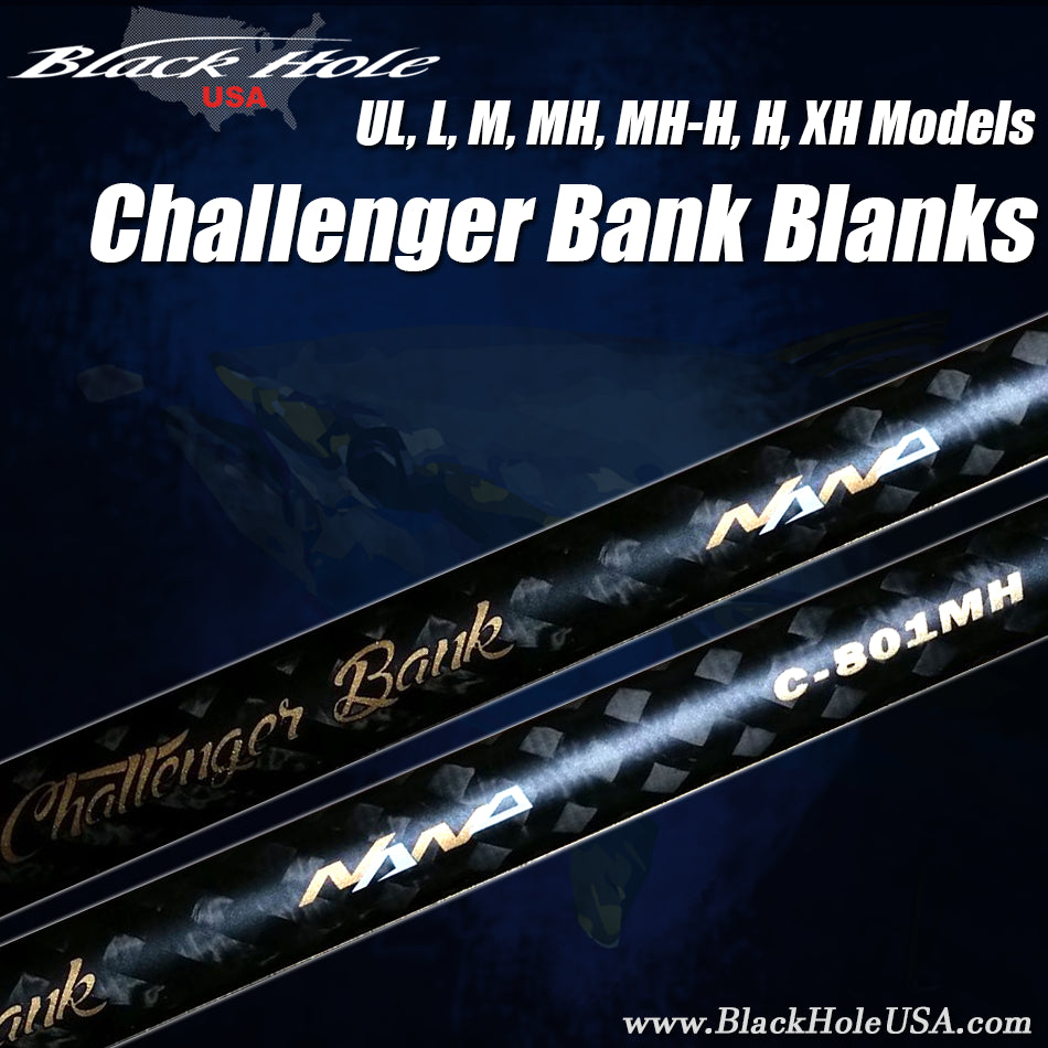 Black Hole Challenger Bank Rod Blanks