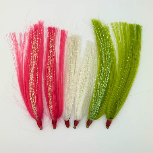 Run Off Lures Bucktail Hair Teasers 6pk