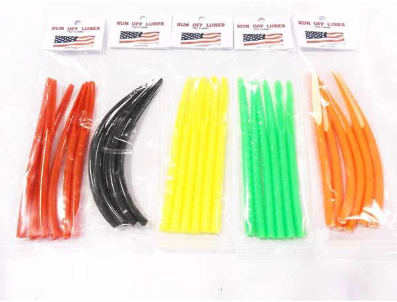 Run Off Lures Precut Tubes 6pk