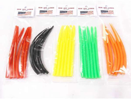 Run Off Lures Precut Tubes 6pk
