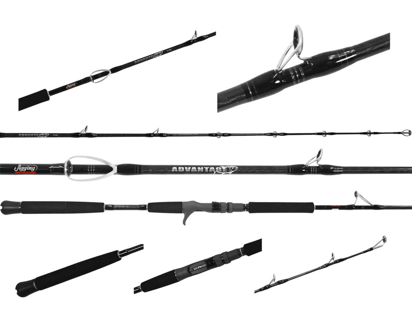 Jigging World Ghost Hunter Advantage Jigging Spinning Rods