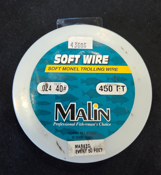 Malin Soft Wire Monel Trolling Wire Pre-Marked