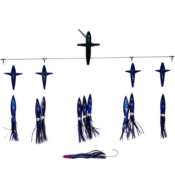 Chatter Lures 36" Side Tracker with 9" Floating Bulb Squid