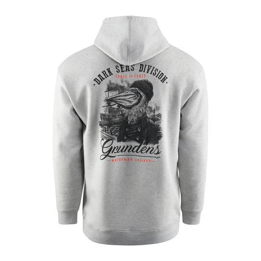 Grundens X Dark Seas Portsmith Hoodie - Athletic Heather