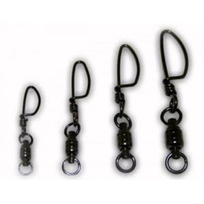 Tsunami SaltX SS Ball Bearing Swivels w/ Welded Ring and Snap TSSTX-BBRS