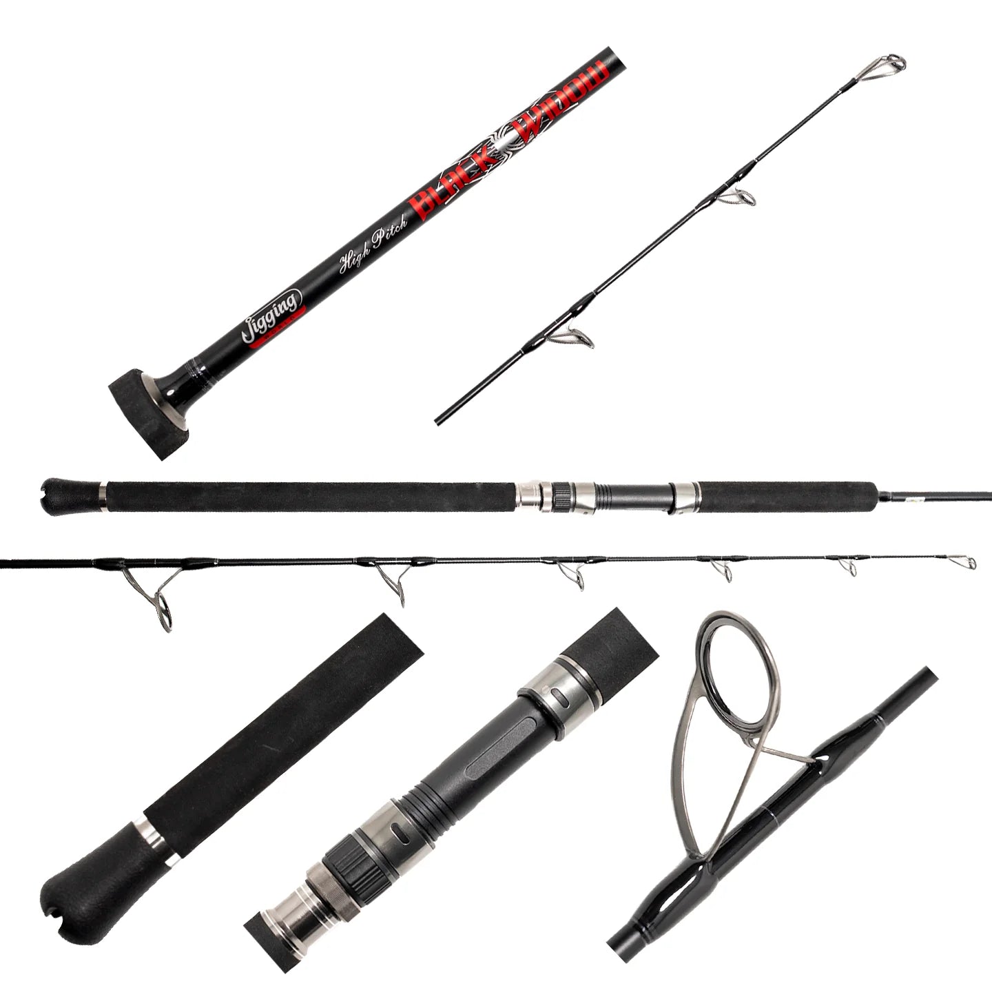 Jigging World Black Widow 2.0 Spinning Rods