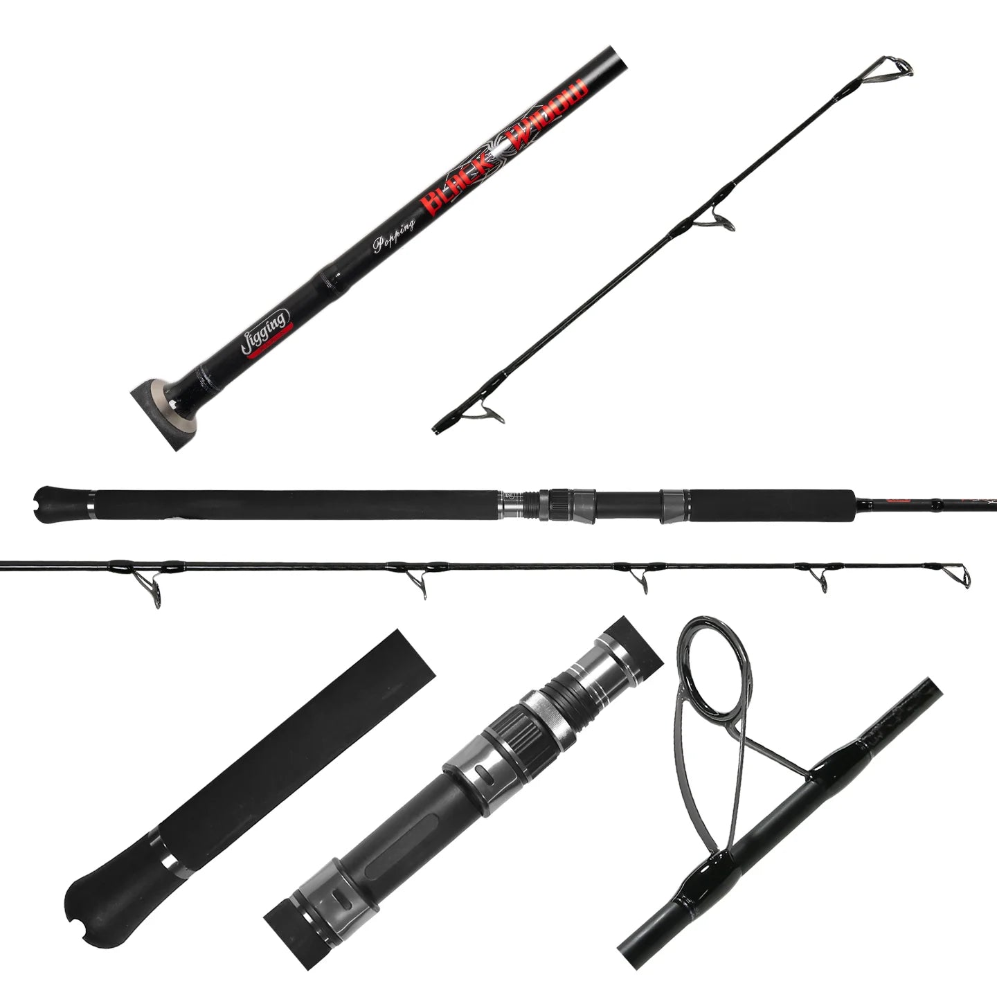 Jigging World Black Widow 2.0 Spinning Rods