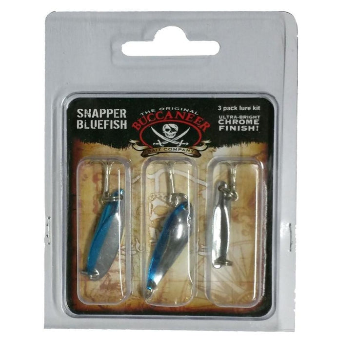 Buccaneer Snapper/Bluefish Three Pack Lure Kit – Capitol Fishing Tackle ...