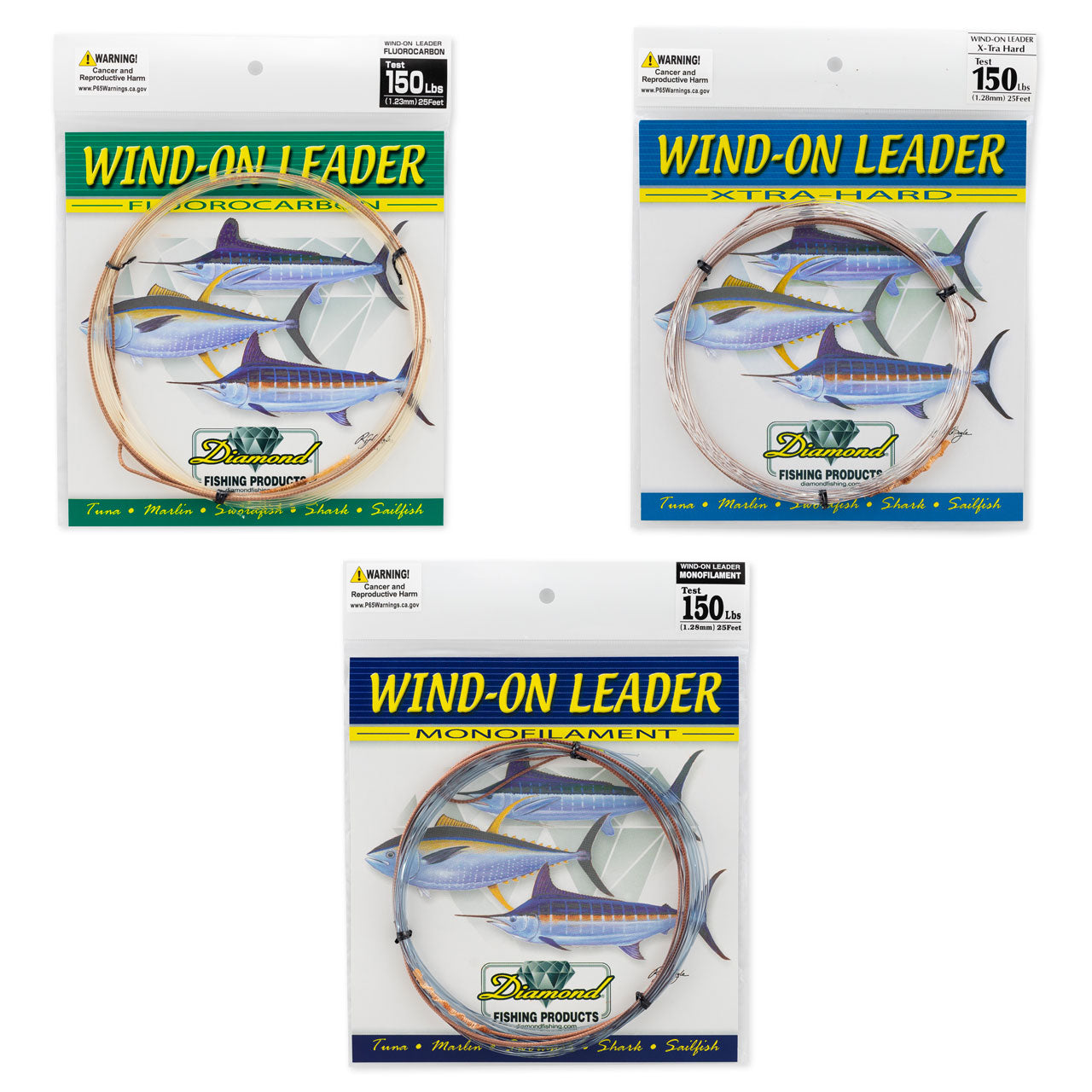 Diamond Monofilament Wind-On Leader