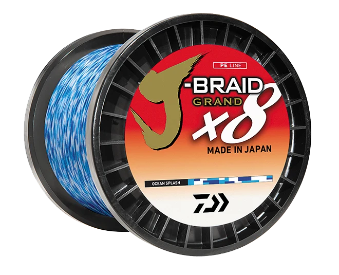 Daiwa J-Braid Grand 8X  Braided Fishing Line - Bulk Spool