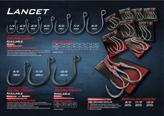 Ocean's Legacy Lancet Jigging Heavy Assist Hook