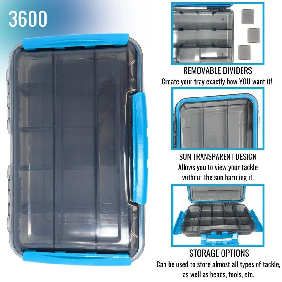 Live Bottom Waterproof Tackle Trays (3600 & 3700)