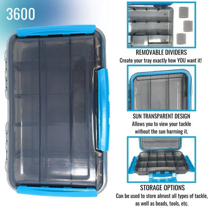 Live Bottom Waterproof Tackle Trays (3600 & 3700)
