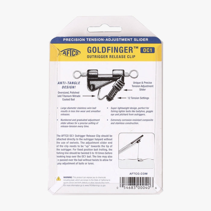 Aftco Goldfinger Outrigger Release Clip OC1