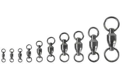 Ball Bearing Swivel w/ 2 Welded Rings Dura Slick