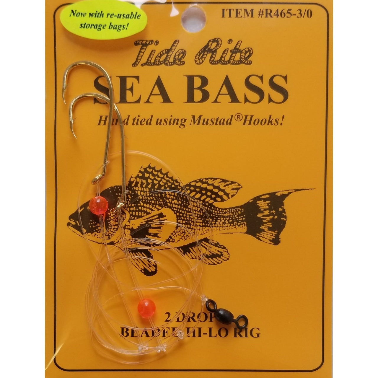 Tide Rite Fishing Rigs Tide Rite Sea Bass Rig #R465 – Capitol Fishing Tackle Company