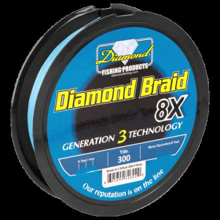 Diamond 300yd spool 8x Braid