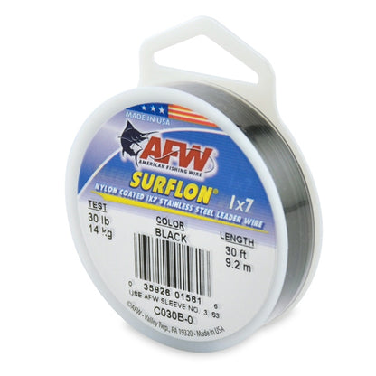 AFW Surflon Nylon Coated 1x7 Stainless Steel Wire Leader