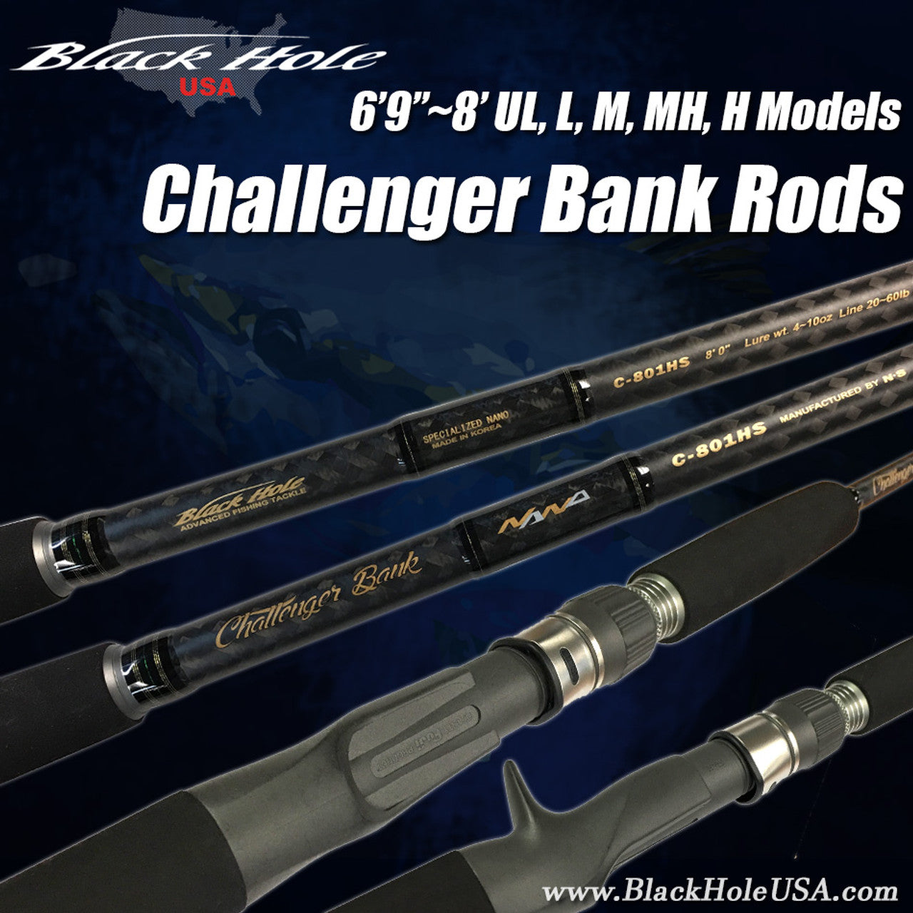 Black Hole Challenger Bank Spinning Rod