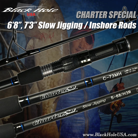 Black Hole Charter Special Slow Jig Spinning Rod