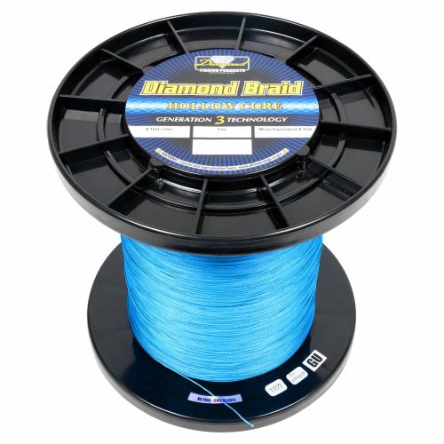 Diamond Fish Line Diamond G3 16X Hollow Core Braided Fishing Line - Bulk Spool - 3000 yd ...