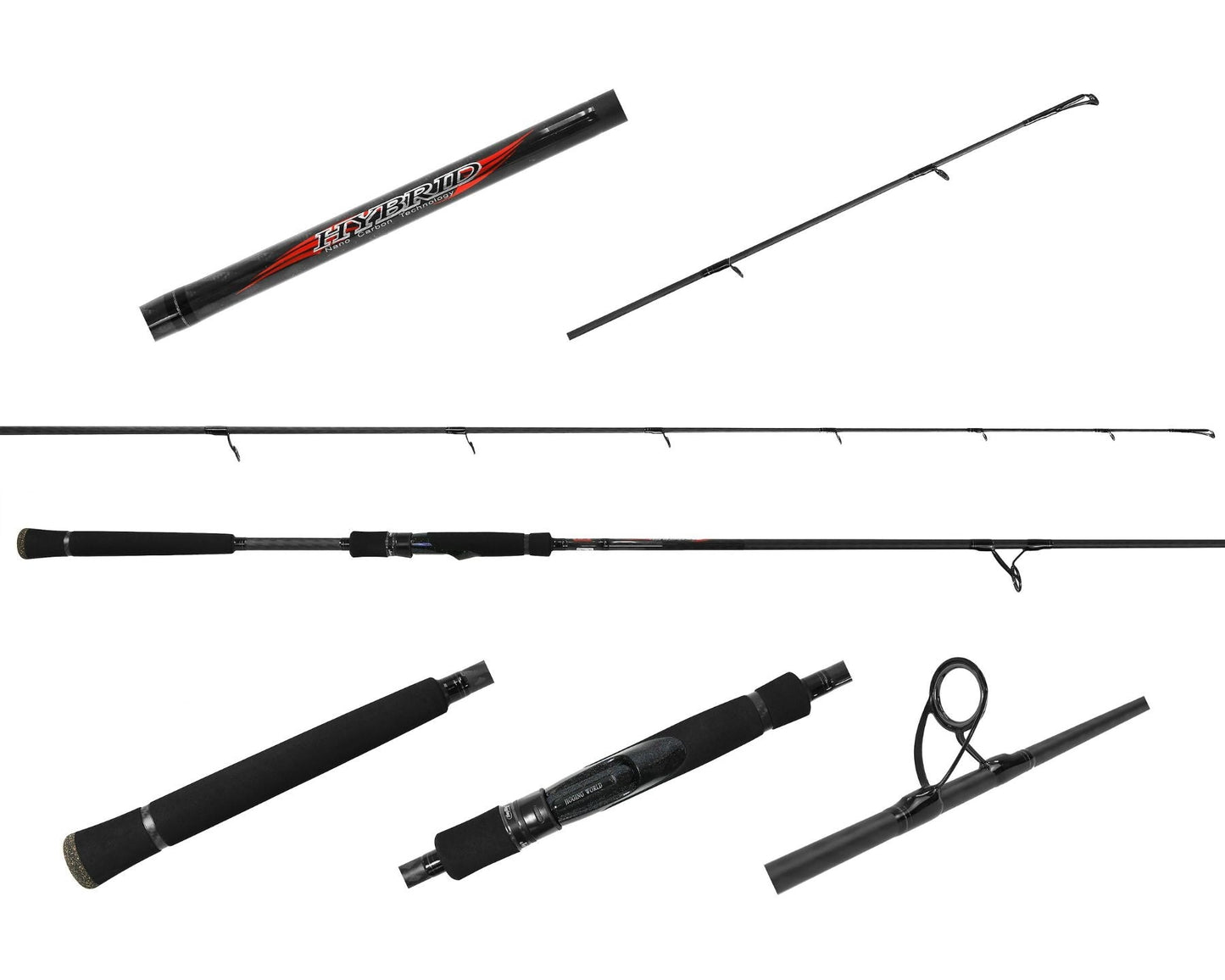 Jigging World Hybrid Nano Carbon Conventional Rod