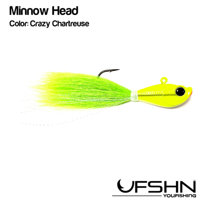 UFSHN Minnow Head Bucktail