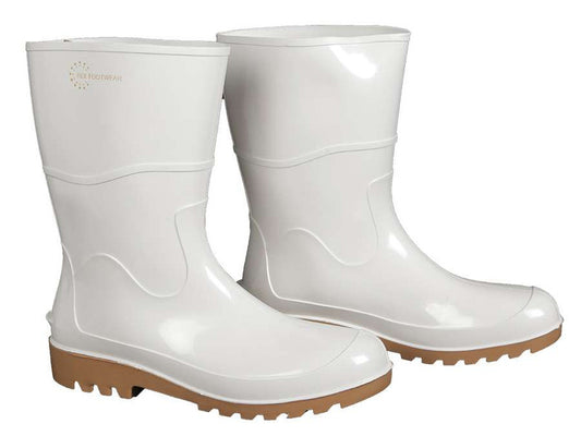 White Rubber Shrimp Boots