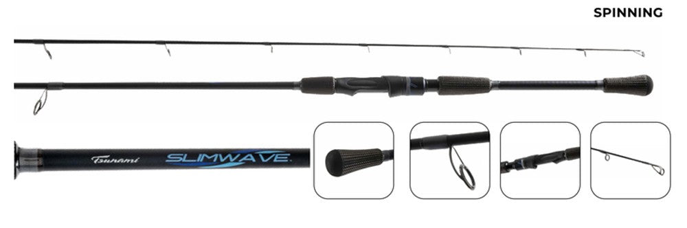 Tsunami Slimwave II Spinning Rods