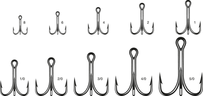 VMC Treble Hooks 4x O'Shaughnessy (9629)